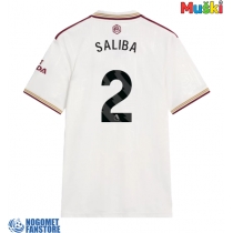 Arsenal William Saliba #2 Rezervni Dres 2025-26 Kratak Rukav